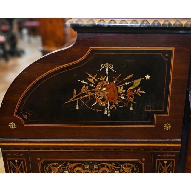Antique Italian Cylinder Desk, 1880 For Sale - Image 13 of 18