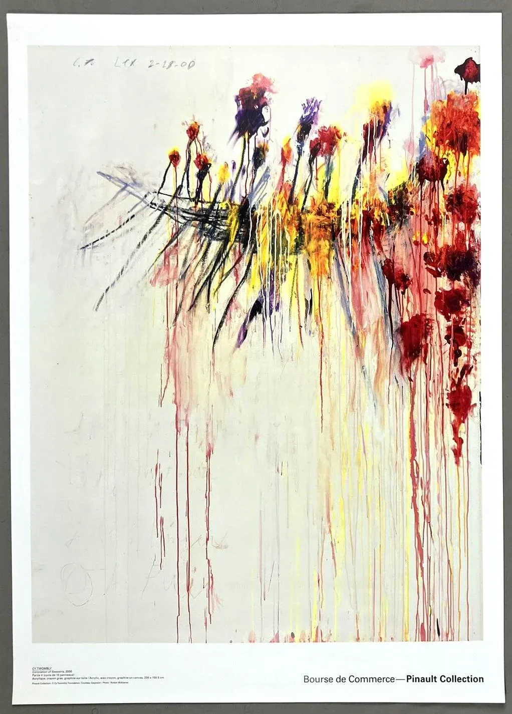 Cy Twombly Coronation of Sesostris Original Paris Exhibition