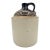 Primitive American Stoneware Moonshine Jug With Albany Slip-Style Glaze For Sale