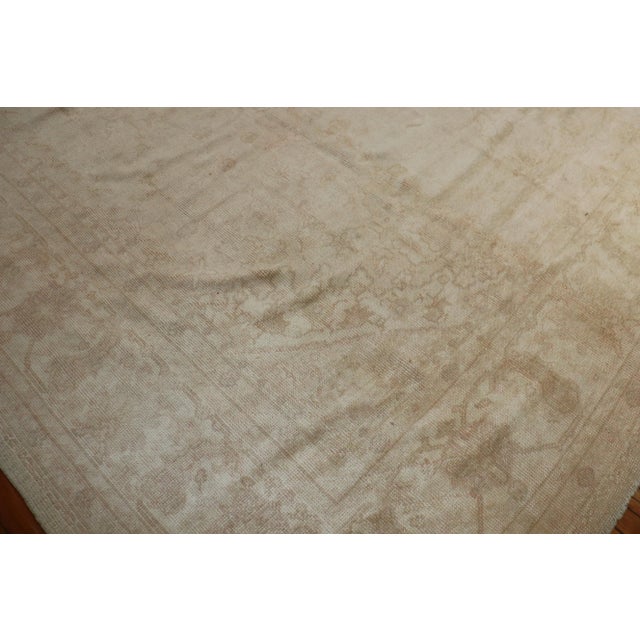 Textile Oversize Antique Turkish Oushak Rug, 13'1'' X 18'9'' For Sale - Image 7 of 13