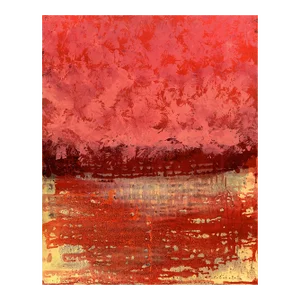 Contemporary Abstract Oil on Canvas Painting "Chelleneshin 51" by Yari Ostovany