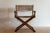 Authentic McGuire director’s "X-chairs". Crafted with McGuire’s signature attention to detail, these chairs feature a...