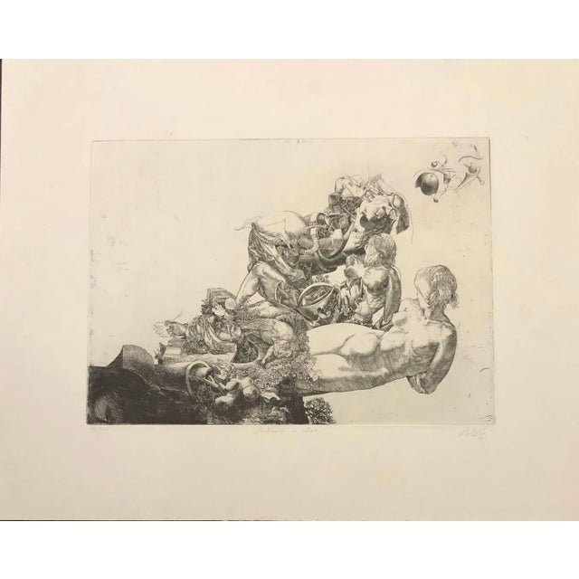 Hand signed and titled. Edition of 55 prints. Burin and etching on copper. Image Dimensions : 26 x 36 cm Bibliography:...