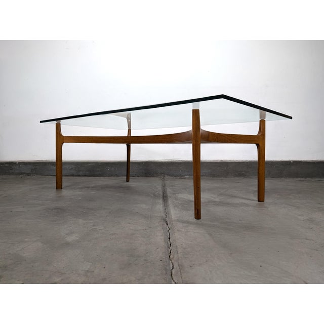 Christian Linneberg Mid Century Modern Sculptural Teak Coffee Table by Sven Ellekaer for Christian Linneberg, C1960s For Sale - Image 4 of 10