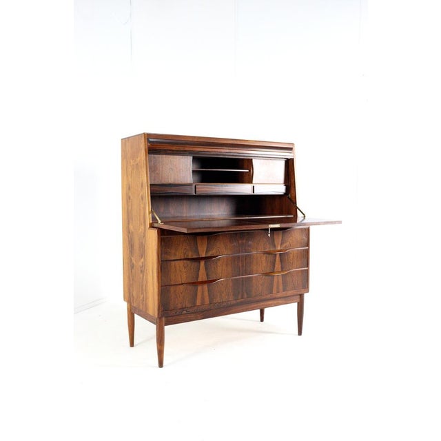 Rosewood Secretaire by Erling Torvits for Klim Møbelfabrik For Sale - Image 11 of 16