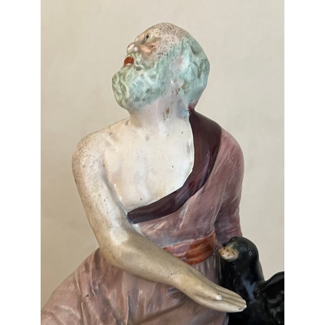 Early Staffordshire Figures- Set of 2 , C. 1800 For Sale - Image 4 of 12
