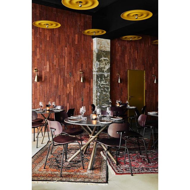 Not Yet Made - Made To Order Hector Concrete Top and Dark Oak Legs Dining Table 105 by Eberhart Furniture For Sale - Image 5 of 15