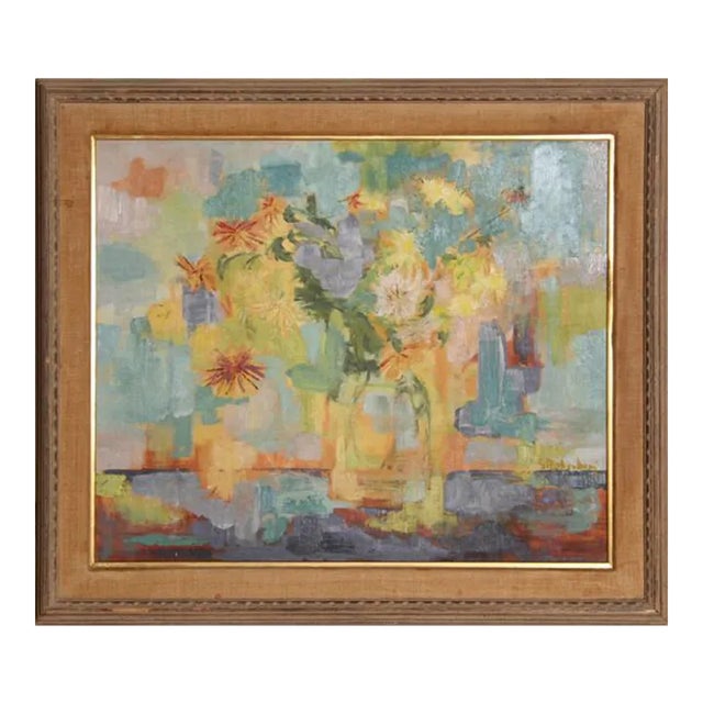 Flower Still Life, S. Rothenberg, Painting For Sale