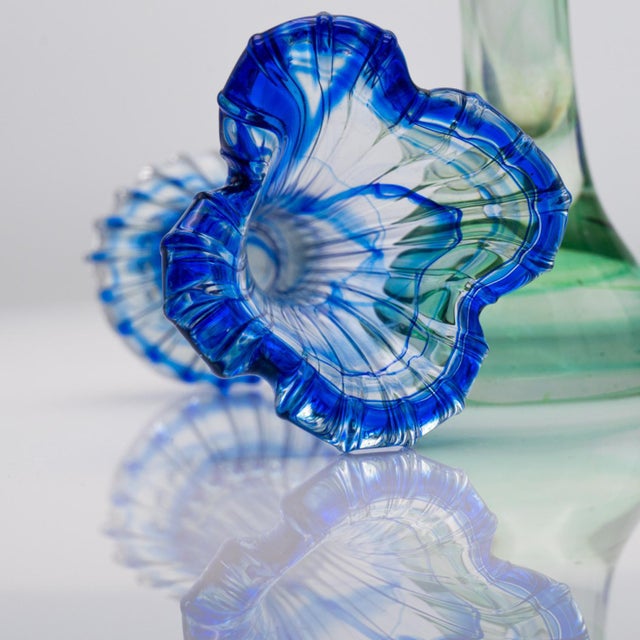 Murano Glass Vases, Italy, 1970, Set of 3 For Sale - Image 9 of 11