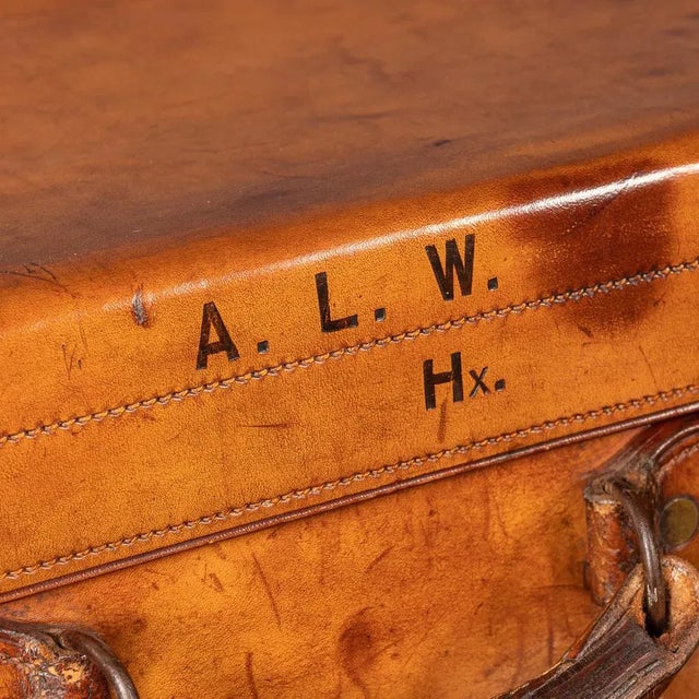 Edwardian Dressing Case with Silver Accessories by Walker & Hall, 1928 For Sale - Image 17 of 18