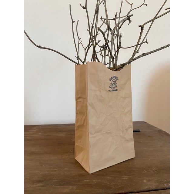 Michael Harvey Ceramic Brown Paper Bag Pop Art Sculpture, 1970s (Canada) For Sale - Image 12 of 18