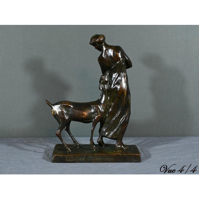 Bronze of Woman with the Fawn from Primavera, 1930 For Sale - Image 13 of 18