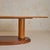 Wood Rare Italian Oval Dining Table Attributed to Paolo Portoghesi For Sale - Image 7 of 13