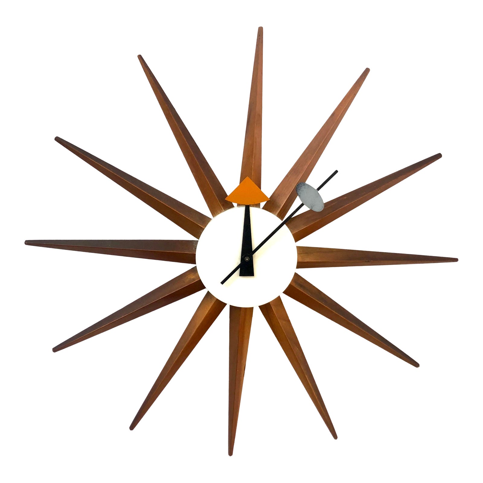 1950s Nelson Starburst Clock Chairish