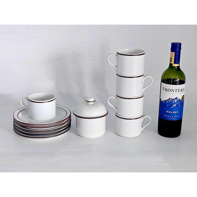 Dansk Vintage Dansk Bistro Christianshavn Brown Coffee Set, 12 Pieces For Sale - Image 4 of 9