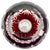 Bohemian Globe Vase in Ruby-Red Cut-to-Clear Collard Crystal with Geometric Decoration, 1950 For Sale - Image 6 of 7