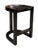 NOIR Saddle Counter Stool, Hand Rubbed Black For Sale