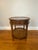 Brown 1970s Drexel Heritage Walnut Italian Provincial Oval Side Table For Sale - Image 8 of 13