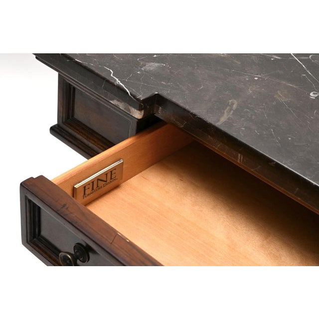 Antique Victorian Marble Top Console Table, 1960s For Sale - Image 10 of 15