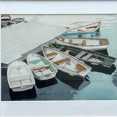 Vintage Painting “The Flock” by Robert W. Bragg- Signed For Sale - Image 12 of 12