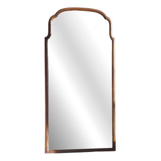 Large Antique Dutch Scalloped Mirror For Sale