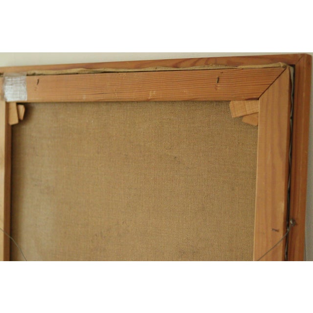 Rudolf Flink, Landscape, 1960s, Oil on Canvas, Framed For Sale - Image 9 of 11