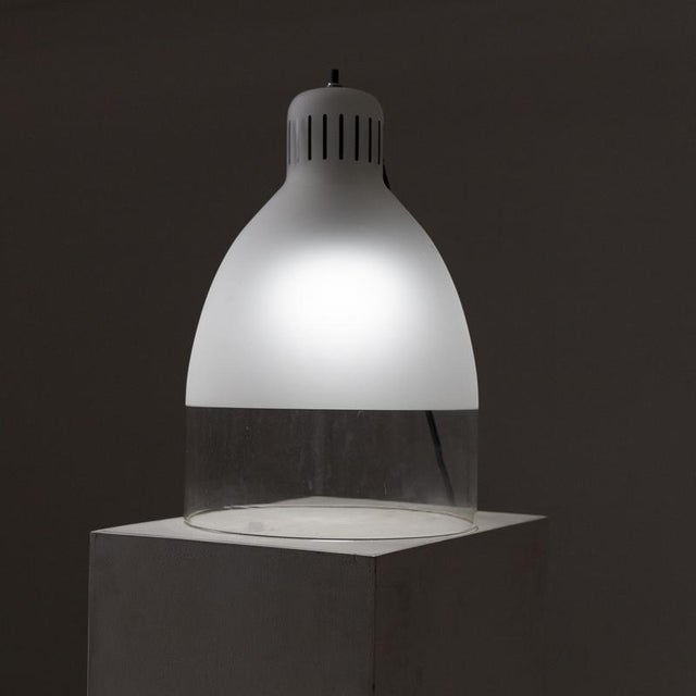 Glass Table Lamp from Luxo, 1980s For Sale - Image 6 of 8