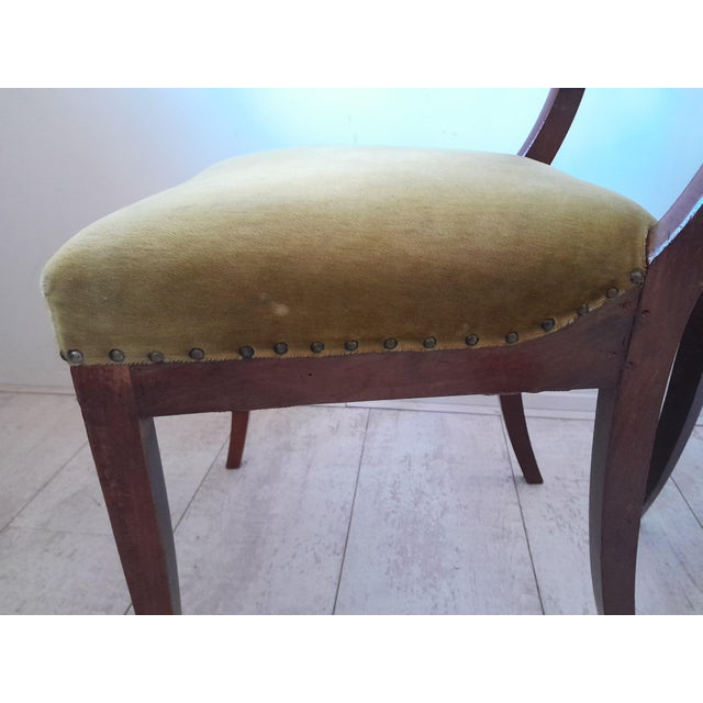 Wood Dutch Biedermeier Sabel Chairs, 19th Century, Set of 2 For Sale - Image 7 of 18