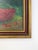 Mid 20th Century Oil Painting Still Life Bowl of Cherries, Gold Frame Art, Green Accents For Sale In Tampa - Image 6 of 8