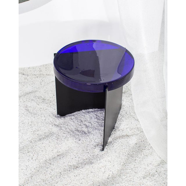 Alwa One White Black Side Table by Pulpo For Sale - Image 11 of 14