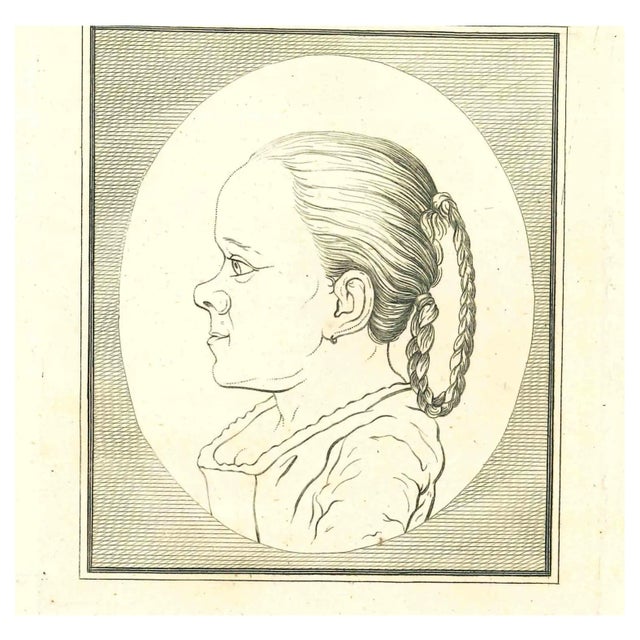 Thomas Holloway, Portrait, Original Etching, 1810 For Sale