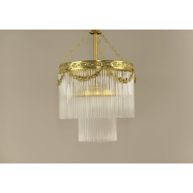 Vintage French Free-Hanging Living Room Lamp, 1890s For Sale - Image 3 of 9