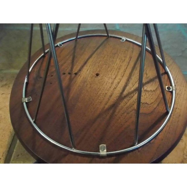 Brown Isamu Noguchi Orig Teak Rocking Stool for Knoll Model 86t For Sale - Image 8 of 11