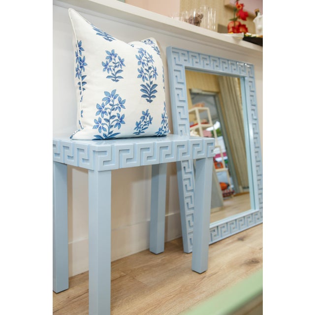 Our stunning modern interpretation of a classic Greek Key mirror. This eye-catching mirror is the result of our...