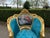 1900 French Artisan Louis XVI Blue Velvet Sofa Set-3 Pc For Sale - Image 10 of 15
