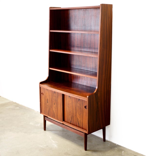 1950s Nexø Møbelfabrik Rosewood Bookcase Designed by Johannes Sorth For Sale - Image 4 of 9