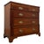 18th Century English Georgian Inlaid and Crossbanded Oak Chest of Drawers For Sale - Image 4 of 12