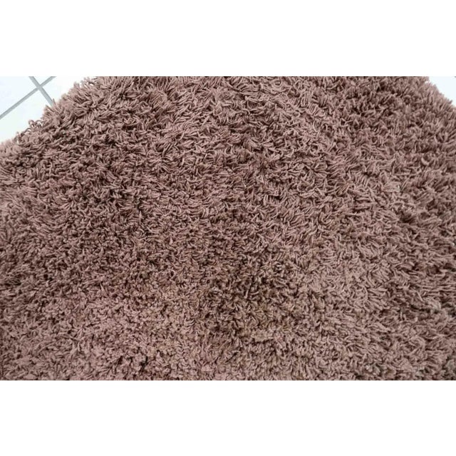 1970s Vintage Swedish Shag Rug 4.6' X 6.8' For Sale - Image 4 of 11