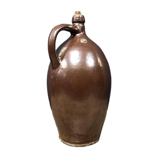 Large 19th Century Glazed Earthenware Jug For Sale