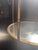 Gold leaf and mirror side tables from Worlds Away. Top and bottom level are mirrored.