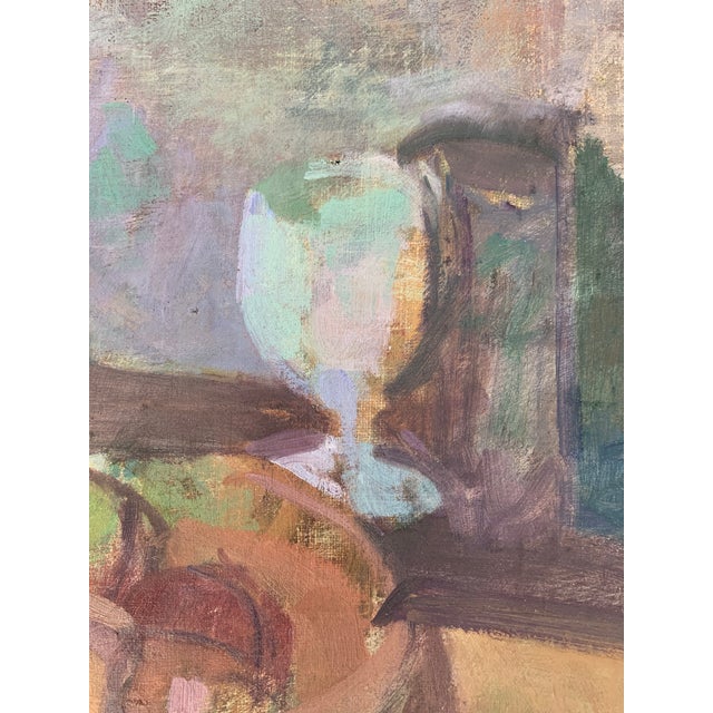 1960s Kaspar Ilg Oil on Canvas Kitchen Scene Still Life For Sale - Image 4 of 11