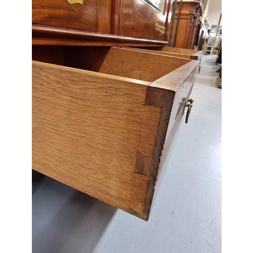 Large Art Nouveau Wardrobe, 1890s For Sale - Image 4 of 10