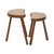 Vintage Wooden Kidney-Shaped Nesting Tables Wood, 1960s, Set of 2 For Sale - Image 17 of 17