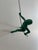 Contemporary Green Position 1 Climbing Man 3d Hanging Wall Art Sculpture For Sale - Image 3 of 8