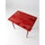 Red Antique Red Folding Table For Sale - Image 8 of 11