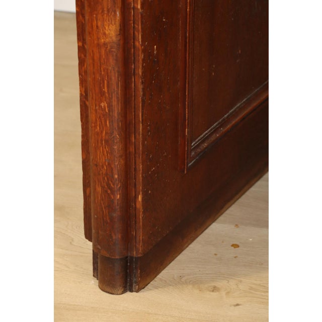 Wood Modern Art Deco Oak Desk, 1940 For Sale - Image 7 of 18