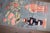 Chinese Early 20th Century Light Blue Chinese Batou Small Rug - 2' x 4'2" For Sale - Image 3 of 6