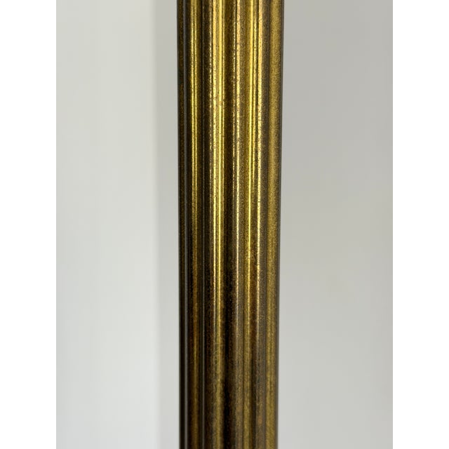 Vintage Italian Brass Coat Rack with Onyx Marble Centrepiece, 1960s For Sale - Image 11 of 18