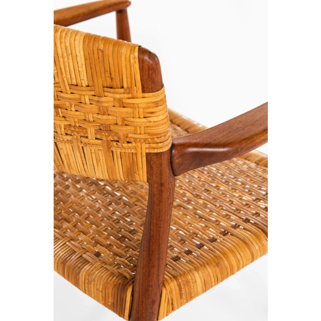 1950s Armchair by Aksel Bender Madsen & Ejner Larsen for Willy Beck, 1952 For Sale - Image 5 of 12