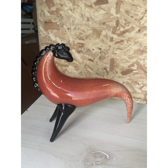 Hippocampus Horse Sculpture by Toni Zuccheri for Barovier & Toso, 1980 For Sale - Image 10 of 11